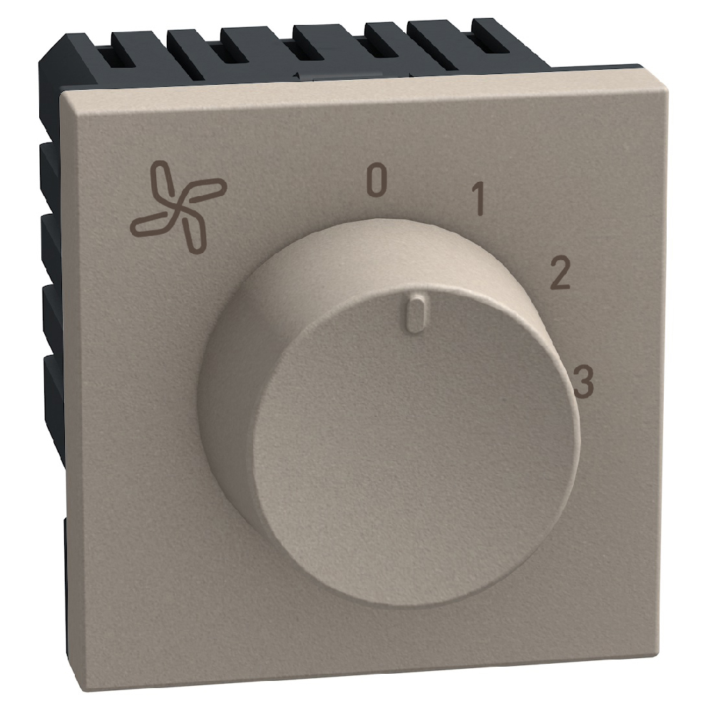 Fan controler 4 positions 0-1-2-3 - 2 modules - stone