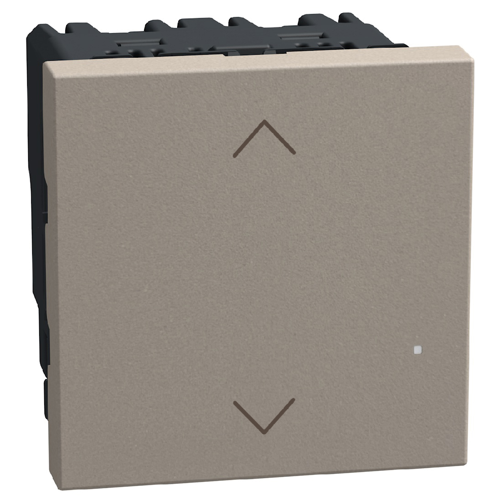 Connected shutter control. Power supply 100-240 Vac - 2 modules - stone