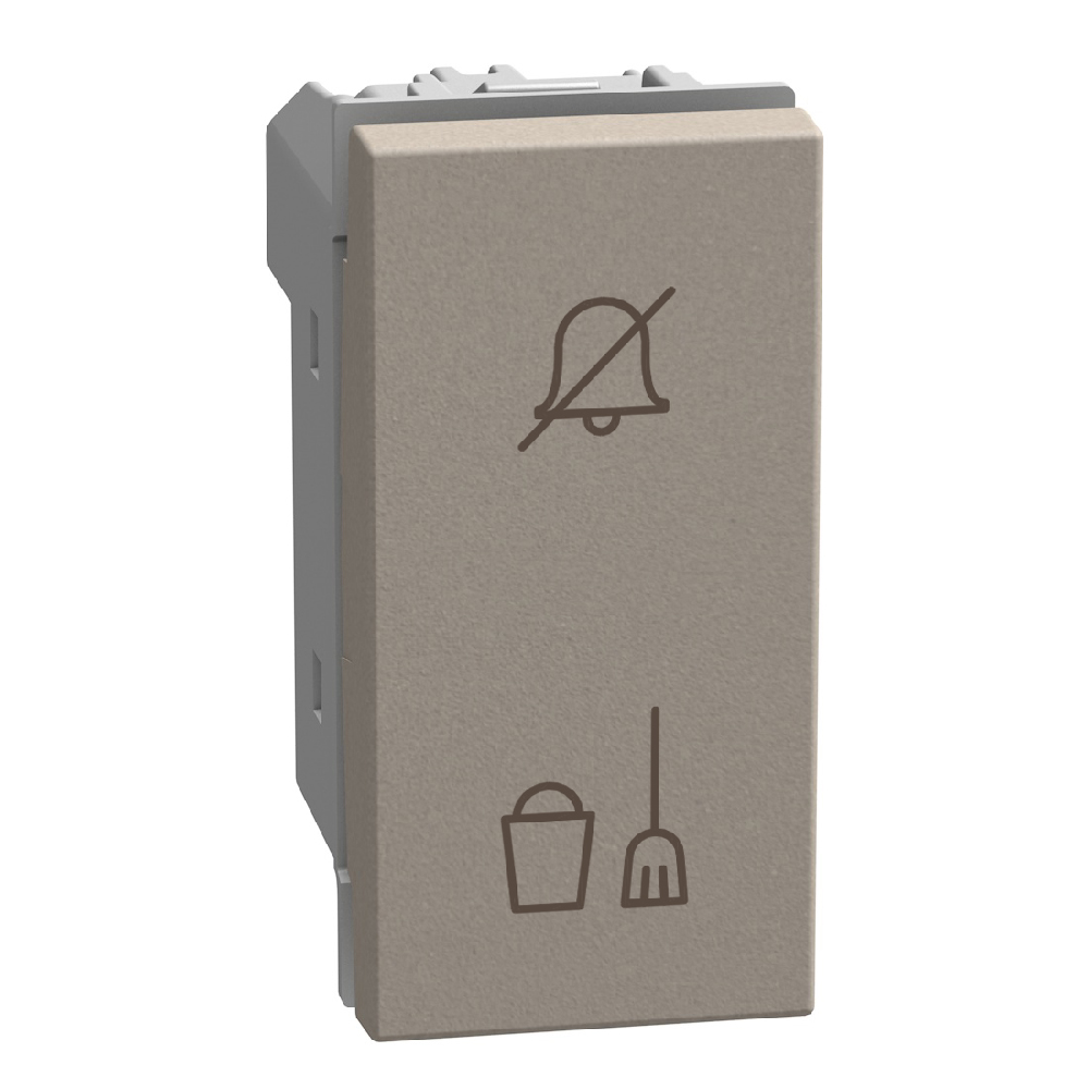 Changeover switch for hotel room “do not disturb / make up the room” - 1 module - stone
