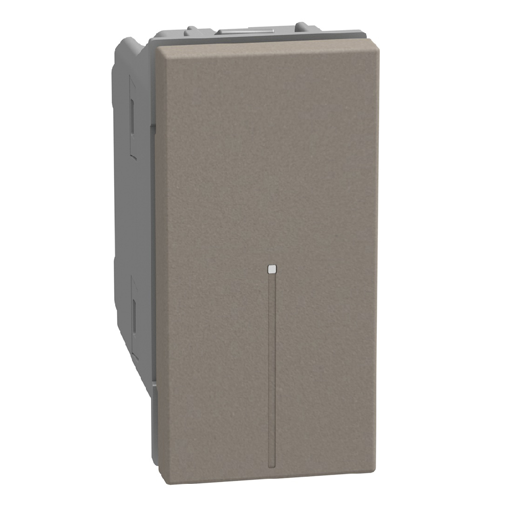 4-way switch 1P 10AX 1 module stone, axial, lightable, screw & plate terminals