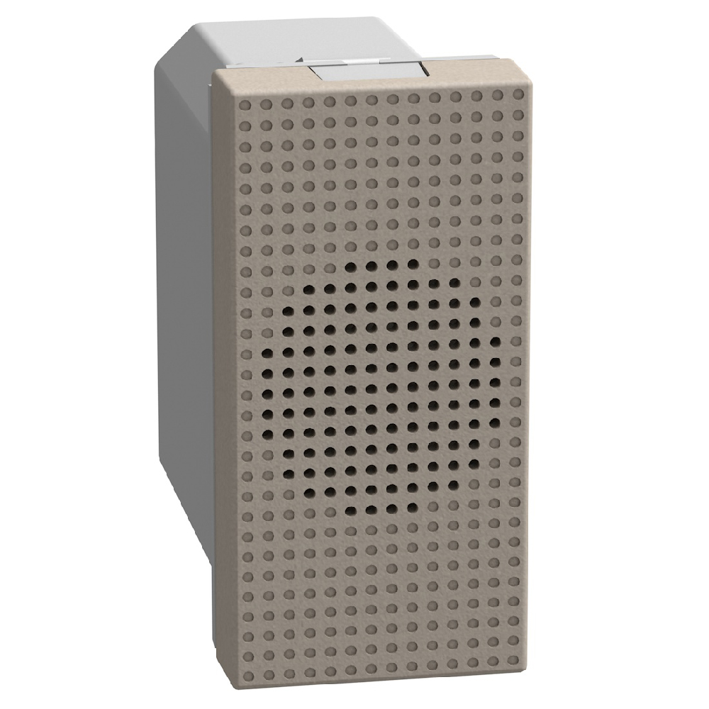 Buzzer 230 Vac - 5 Vac - 80 dB - 1 module - stone