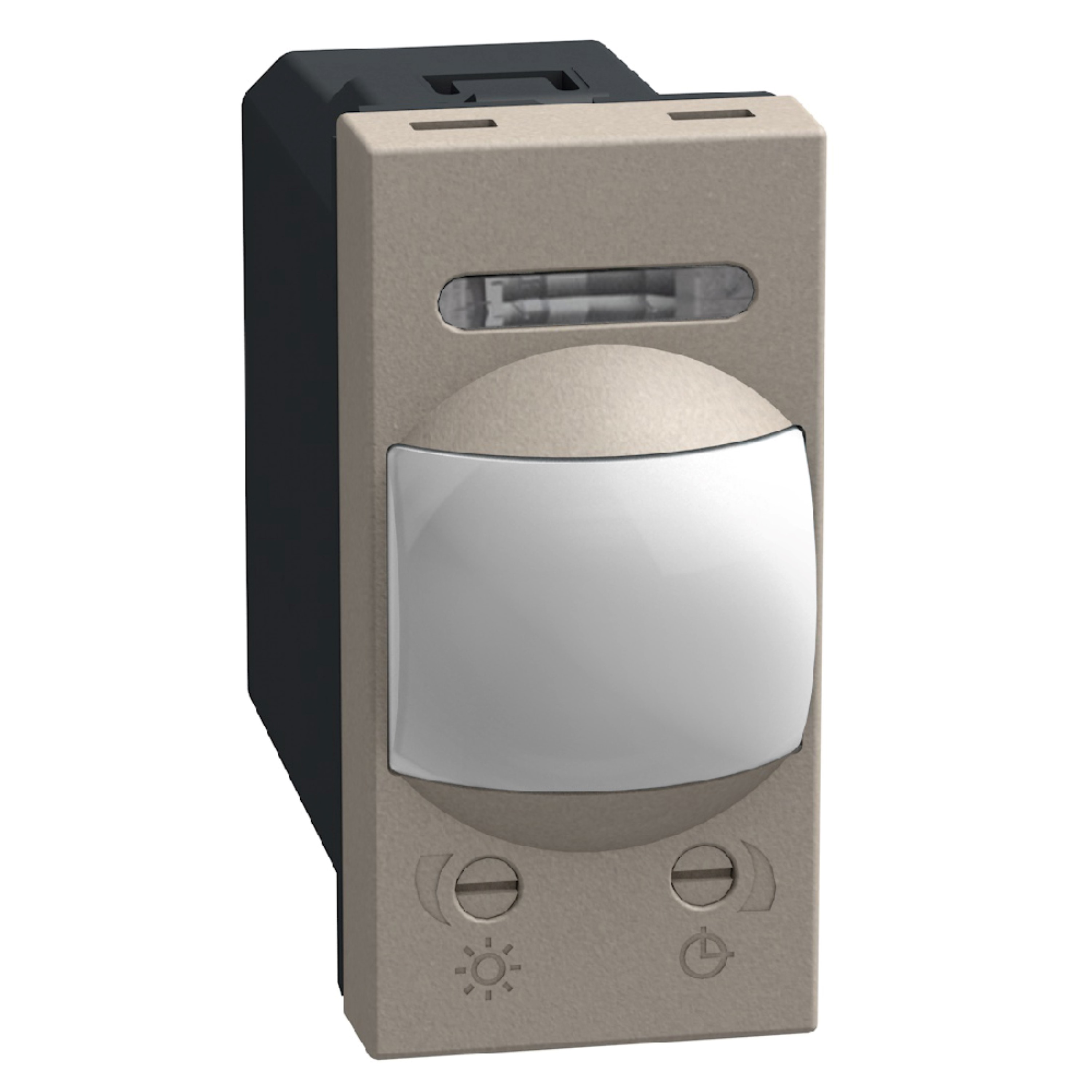 Switch with IR ray movement sensor - 1 module - stone