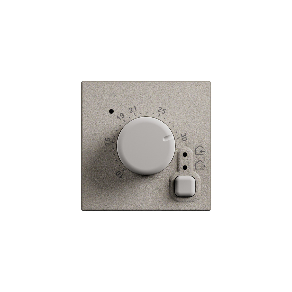 Electronic room thermostat - 2 modules - stone