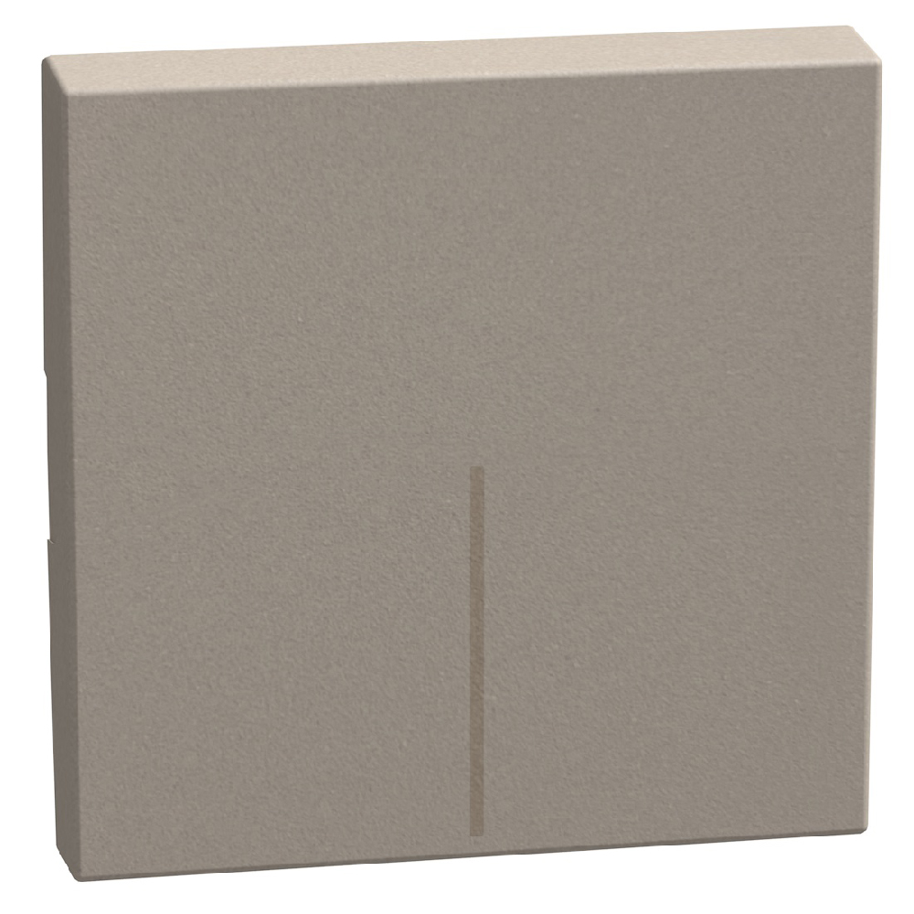 lightable key cover 2 modules stone, rocker