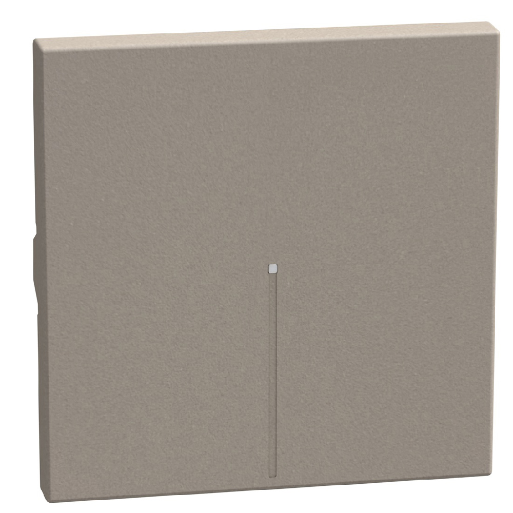 lightable key cover 2 modules stone, axial