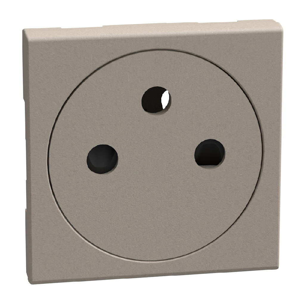 Cover for French standard socket outlets Y4142AF, Y4142M2AF and Y4142M3AF - stone