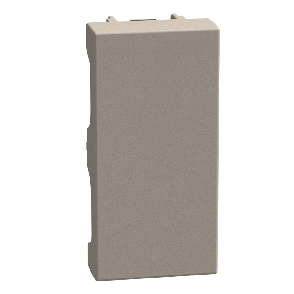 Blank plate - 1 module - stone