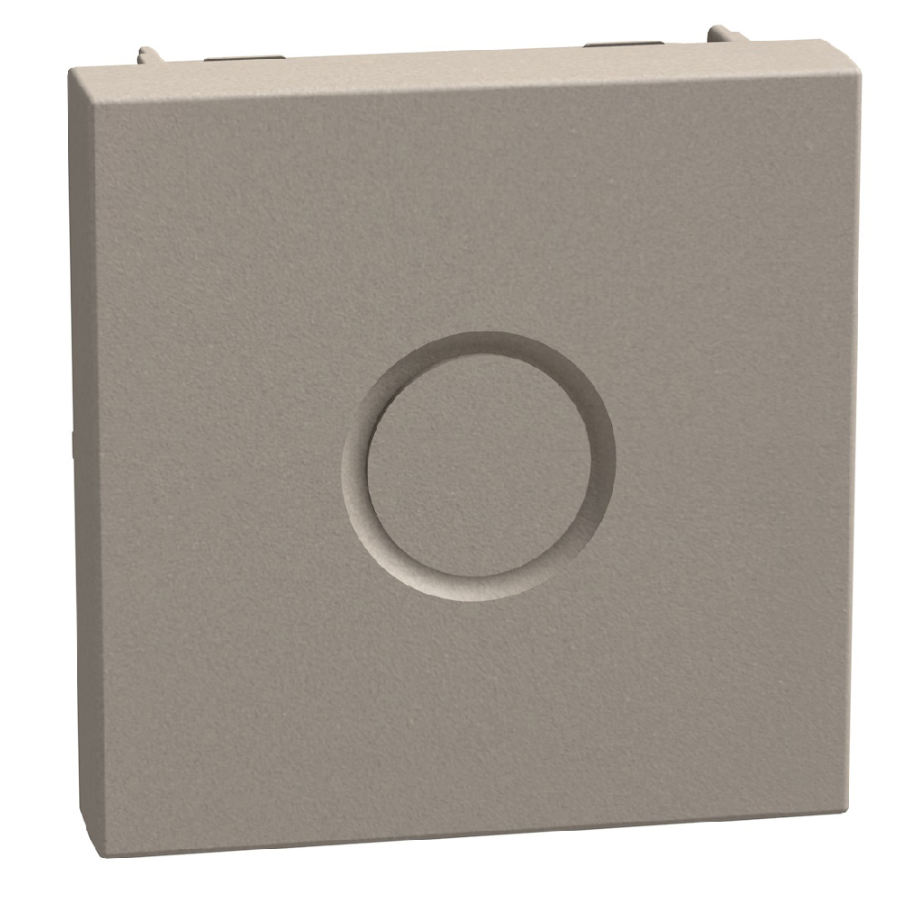 Blank plate - 2 modules - stone