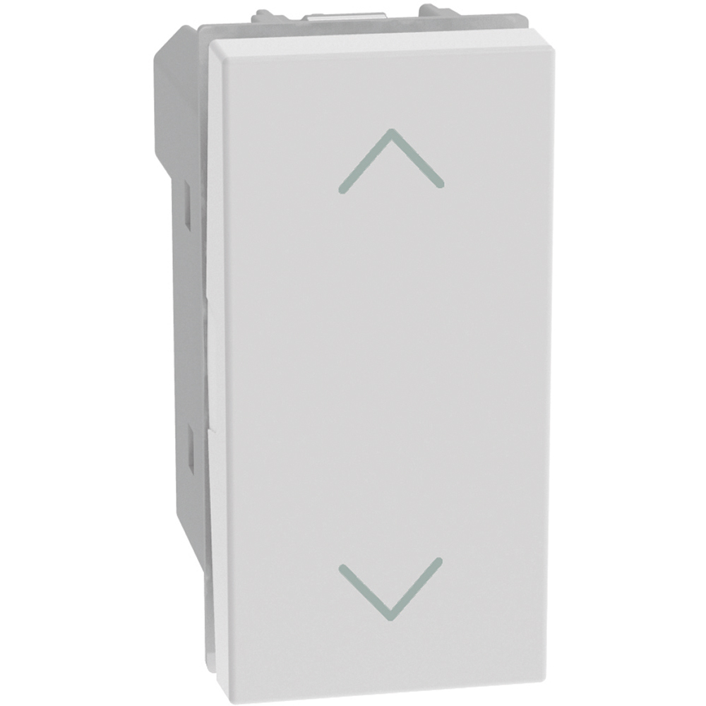 Changeover switch 1P 10 AX - 250 V 1-0-2 - not lightable - 1 module - white
