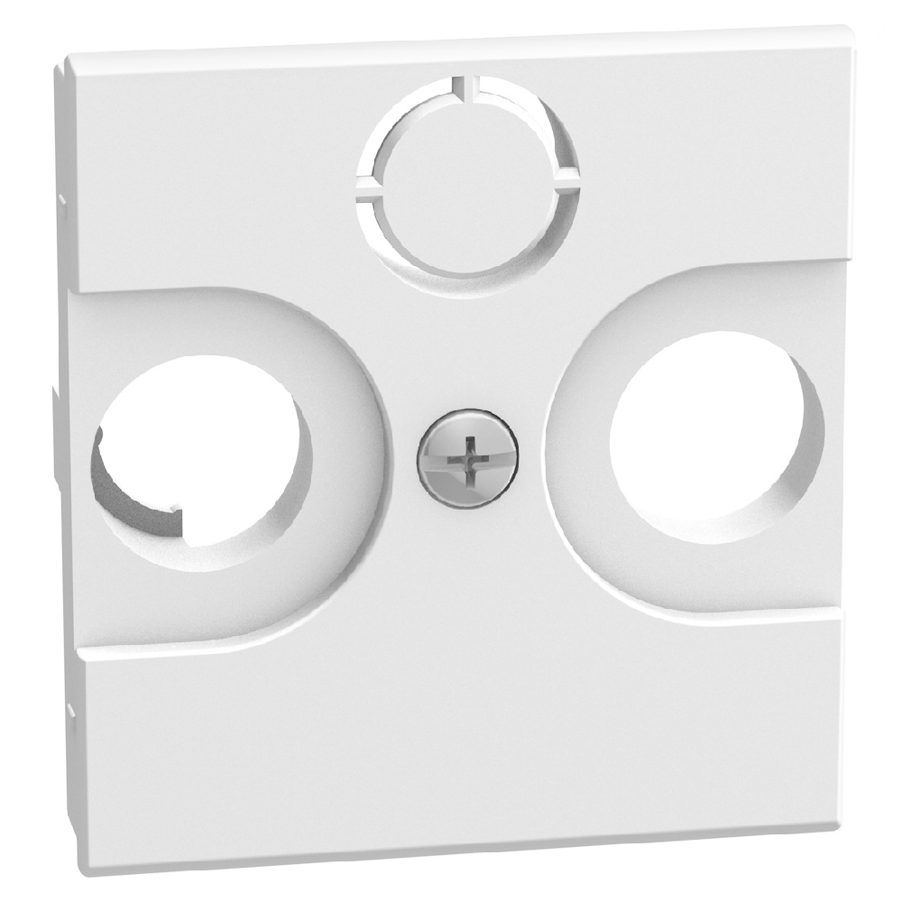 Cover TV-R-SAT - 2 modules - white