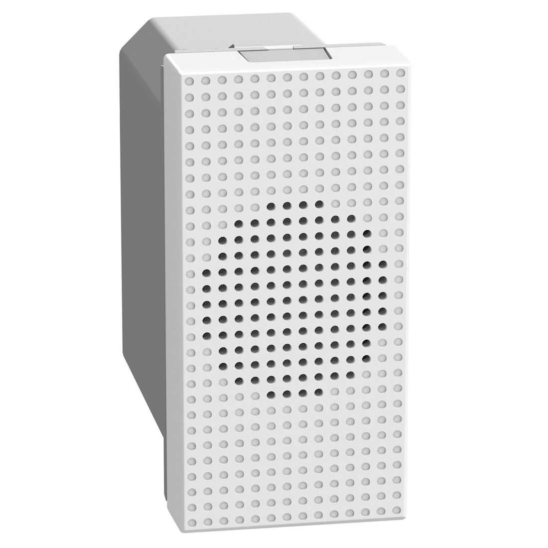 Bronze bell 230 Vac - 8 Vac - 80 dB - 1 module - white