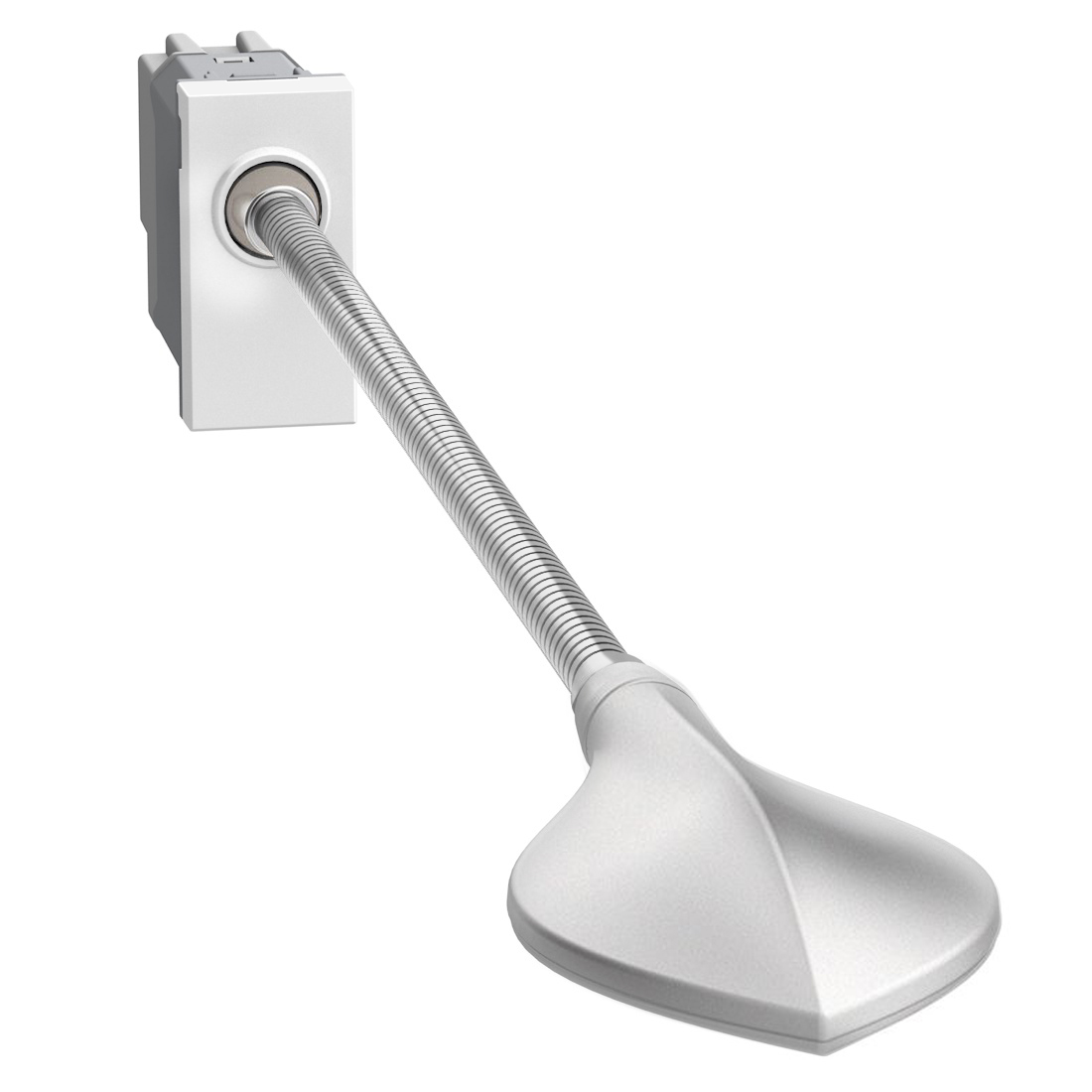 Reading lamp dimmable - 1 module (recessed) - white