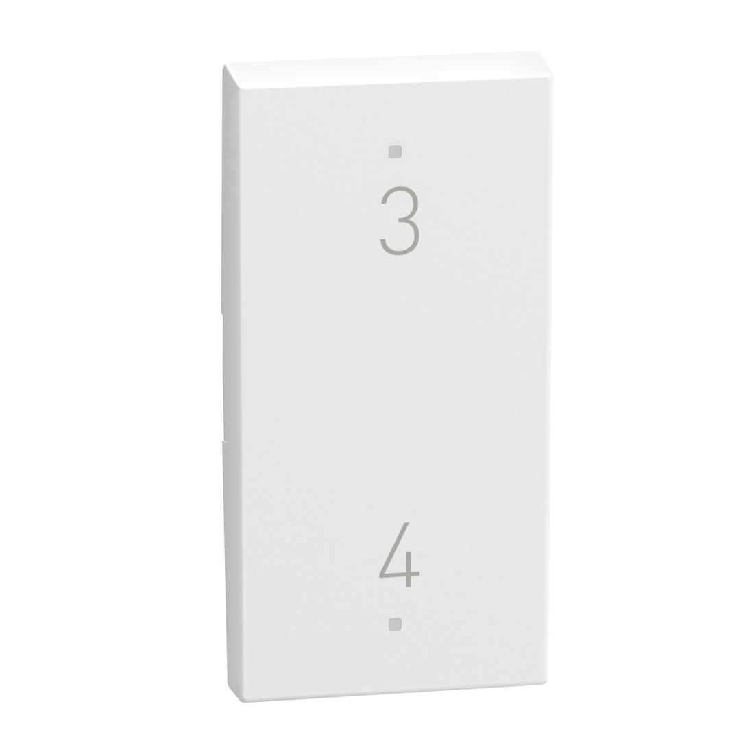 2 functions silk-screen printed Key cover with symbol Scenario N° 3 - 4 - 1 module - white