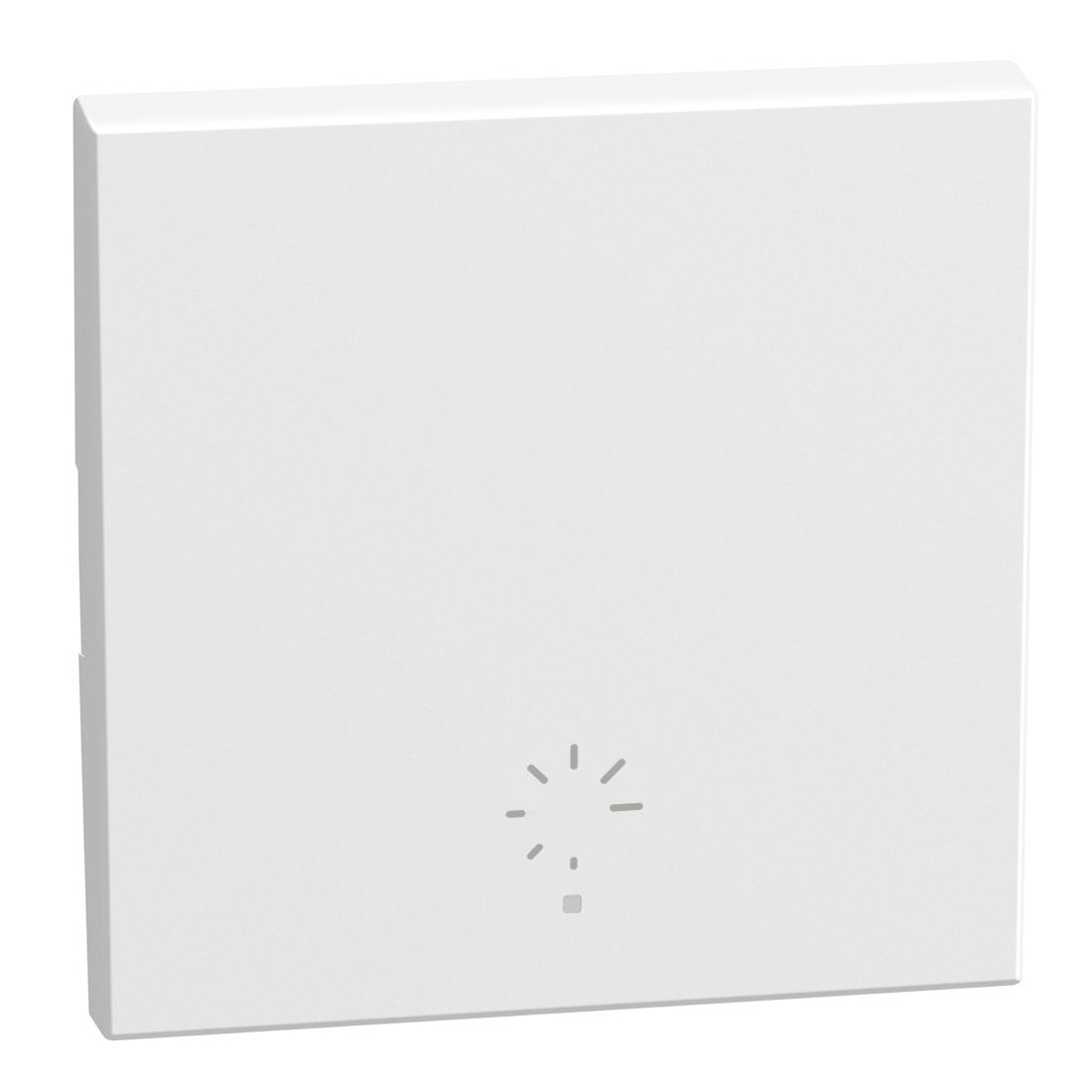 1 function silk-screen printed Key cover with symbol Dimmer - 2 modules - white