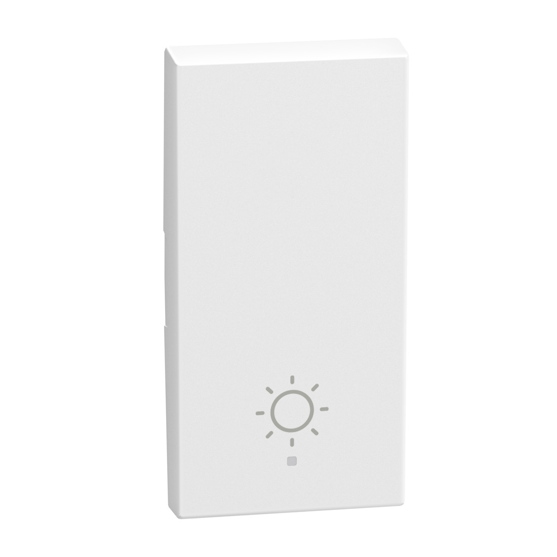 1 function silk-screen printed Key cover with symbol Staircase Light - 1 module - white