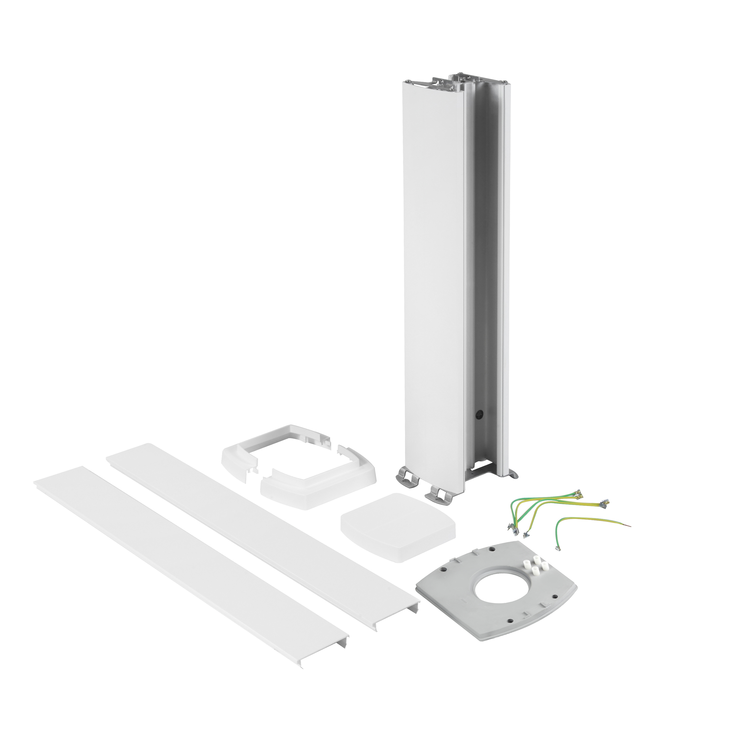 Double-face mini-column white height 680 mm