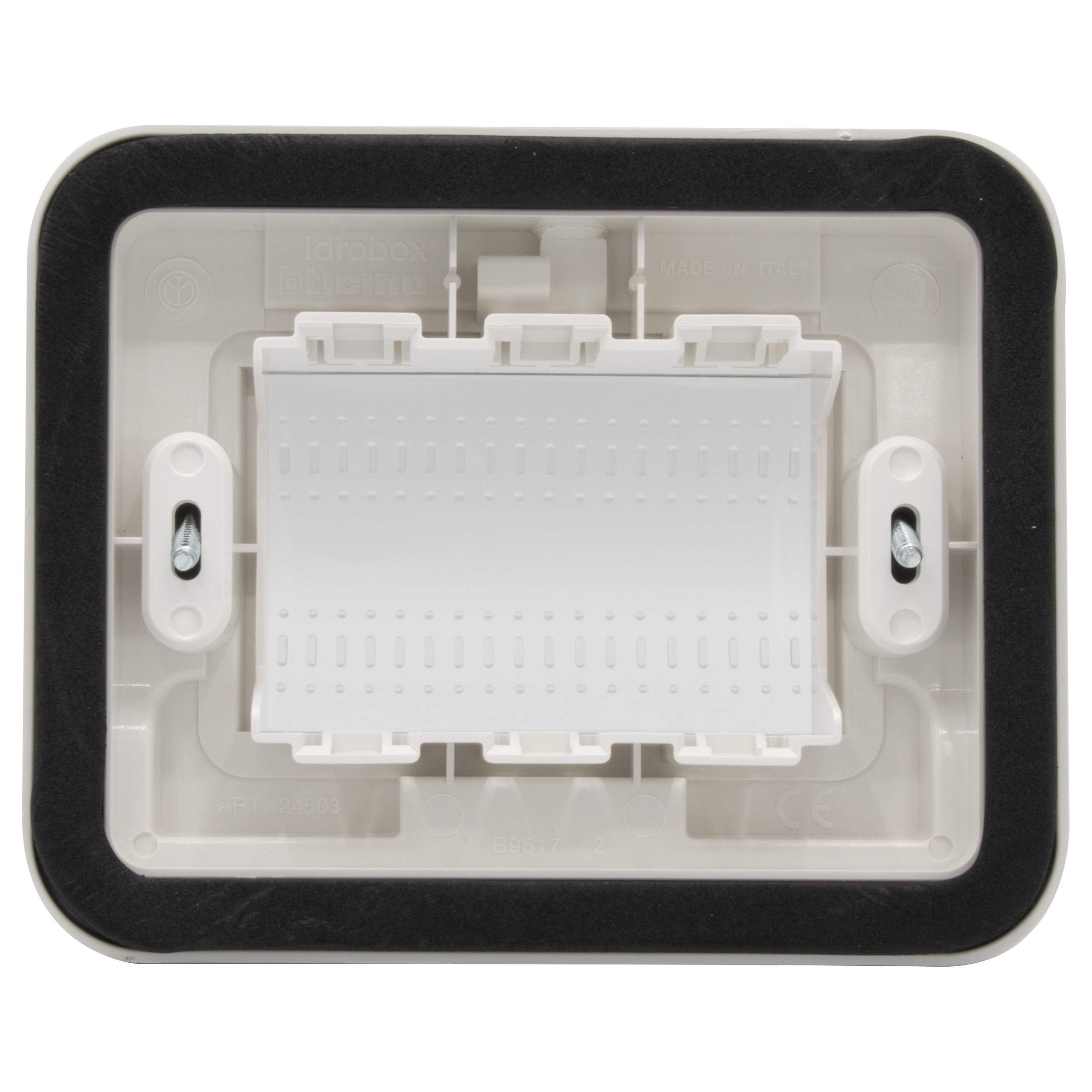 Cover IP55 for flush-mounting box 503E - white