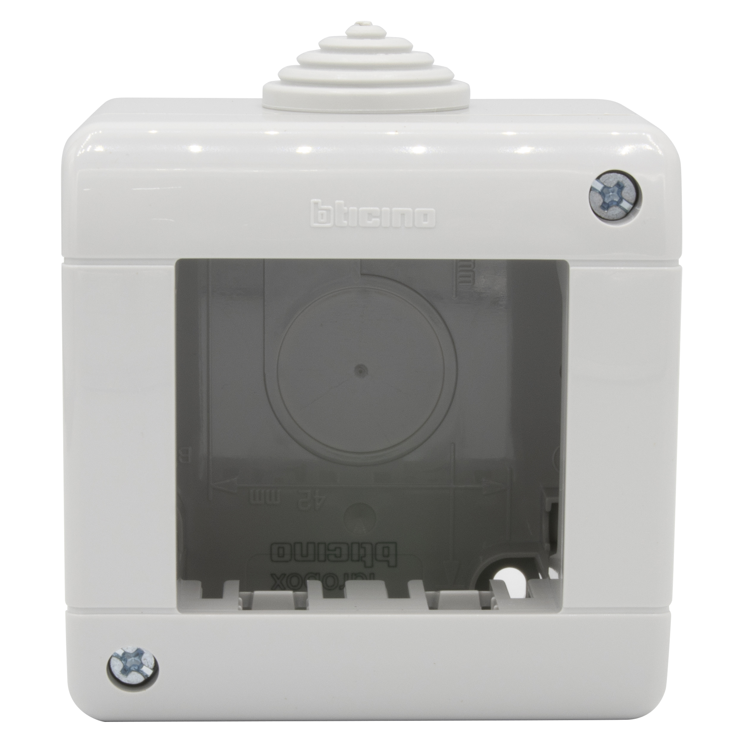 Box IP40 (base + Cover) - 2 modules Matix