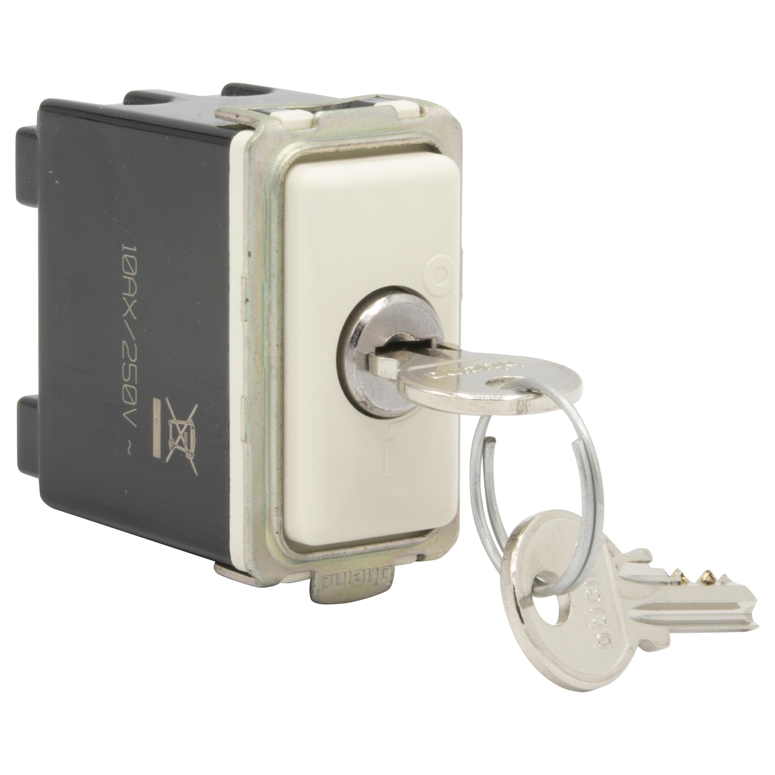 Switch 2P 10 A 250 Vac with key