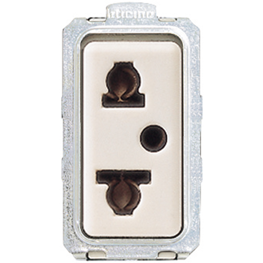 Socket 2P+T 10/15A - euroamerican standard