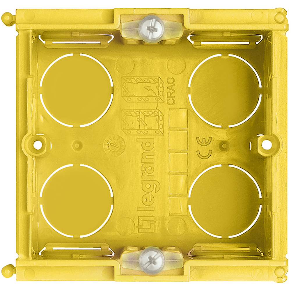 Legrand LEG91985 Scatola Da Incasso 1 Posto | Per Presa 20/32A | Diametro Foro 67 Mm, Con Ingressi Multipli
