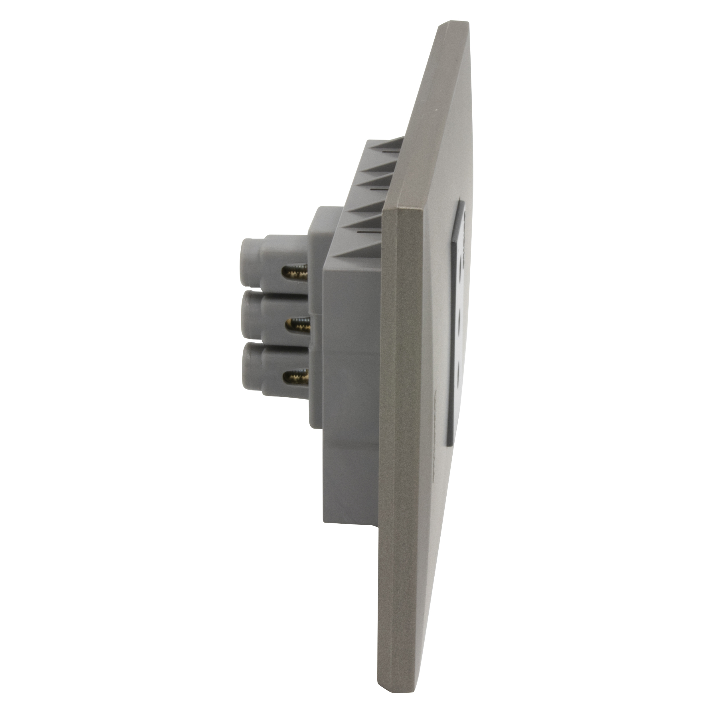 Toma De Contacto De Protección, Blanco Puro, Brillante, Con Parte Superior Toma De Corriente Ds