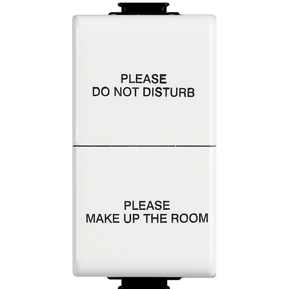 Changeover switch 1P 16A  "not disturb and tidy the room"