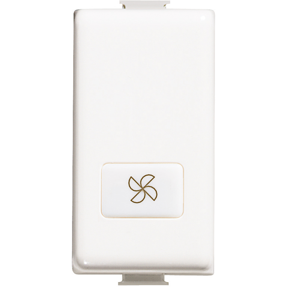 Key cover with symbol - aspirator - white