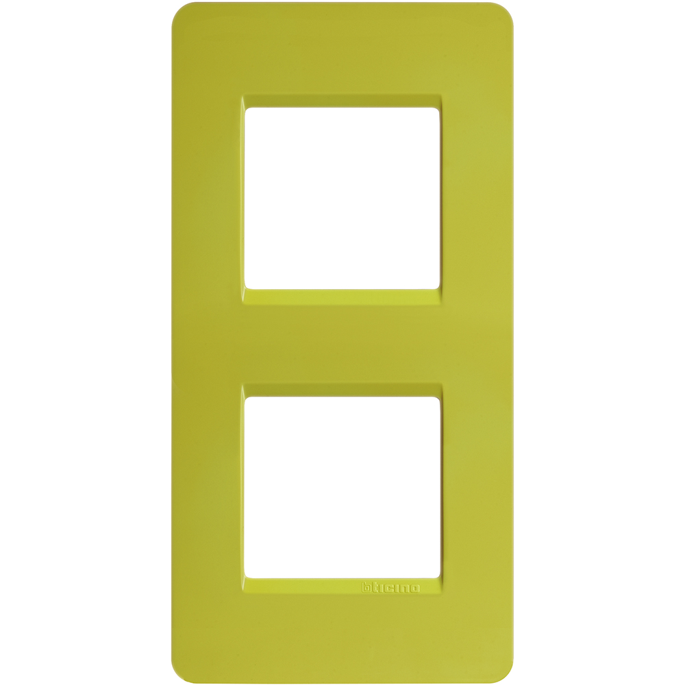 Matix - plate 2+2 vertical amber