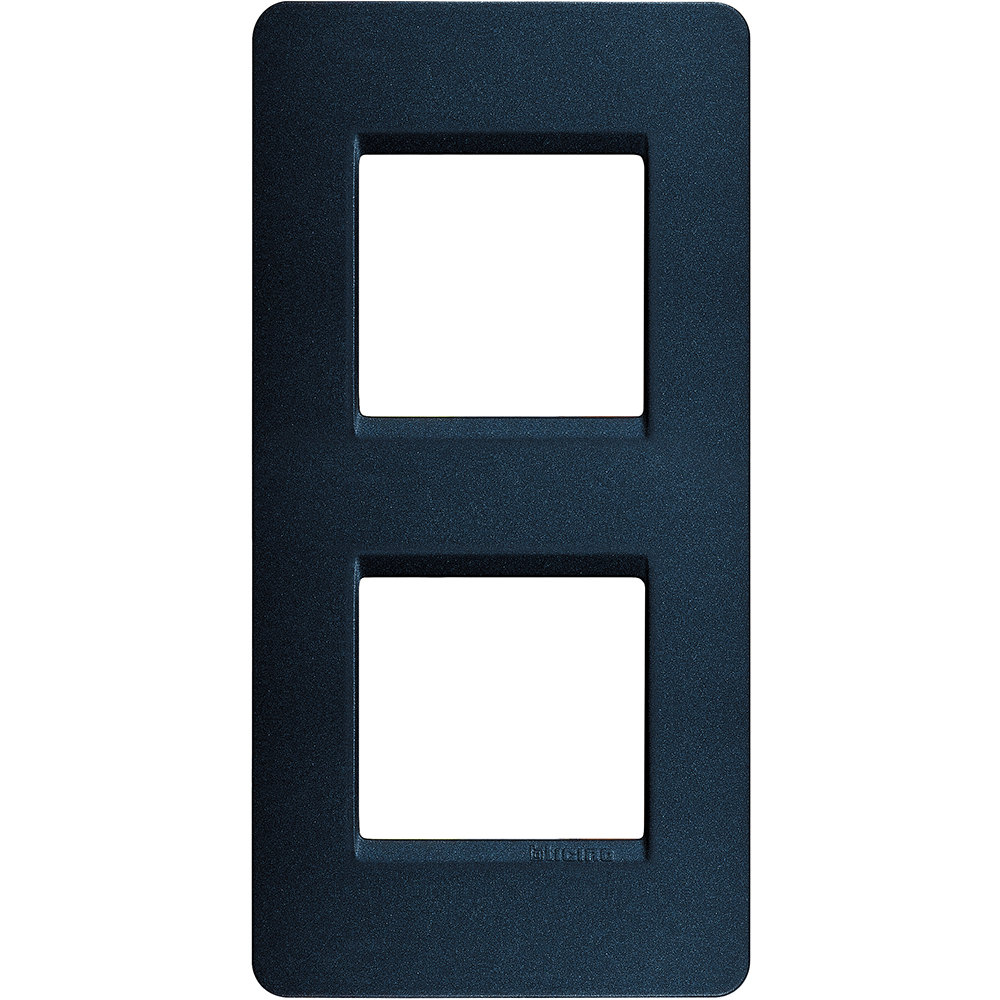 Matix - plate 2+2 vertical Blue Mercury