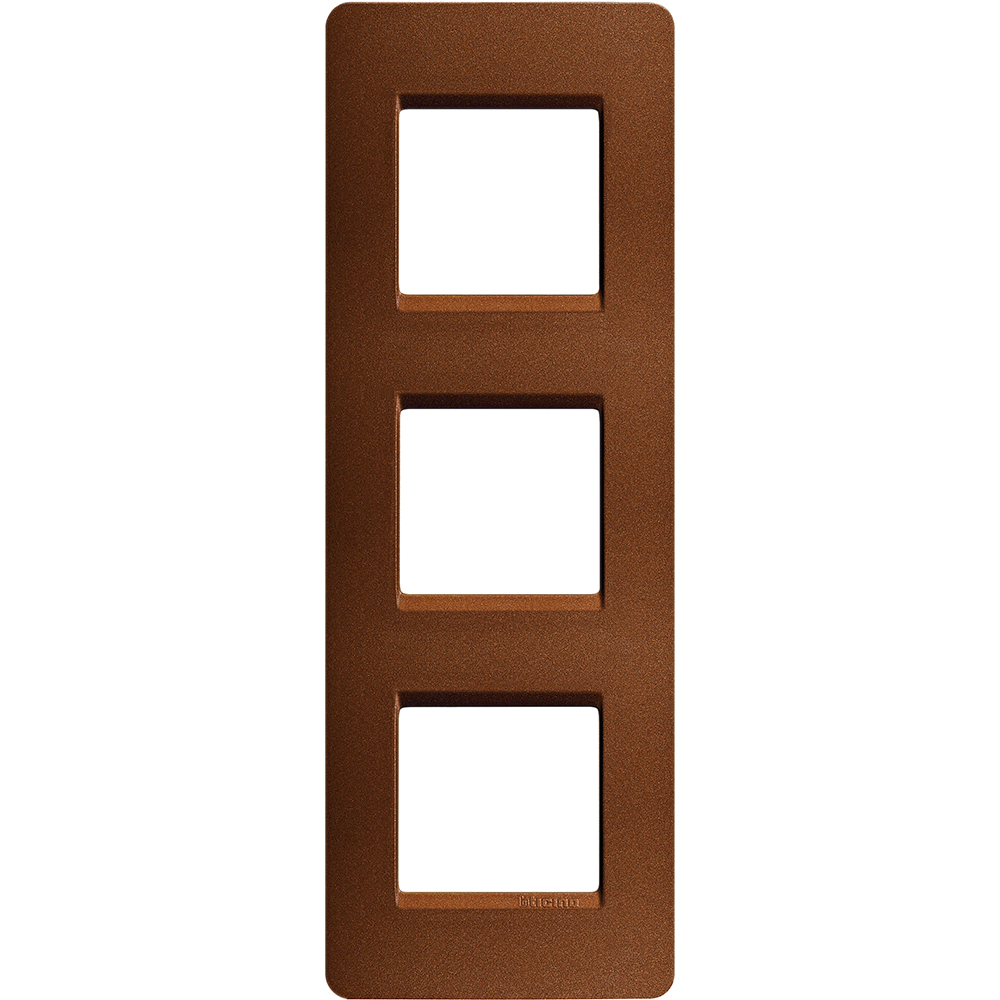 Matix - plate 2+2+2 vertical Terracotta