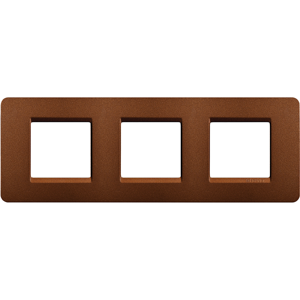 Matix - plate 2+2+2 horizontal Terracotta