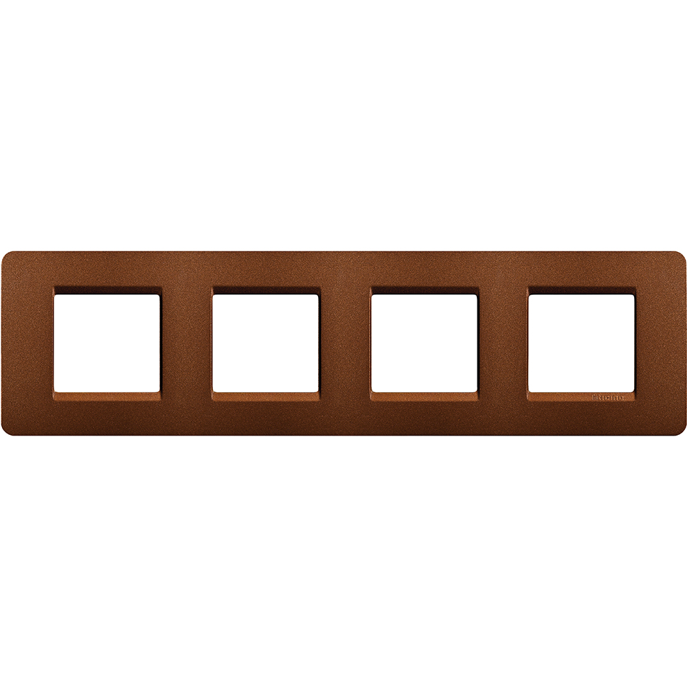 Matix - plate 2+2+2+2 horizontal Terracotta