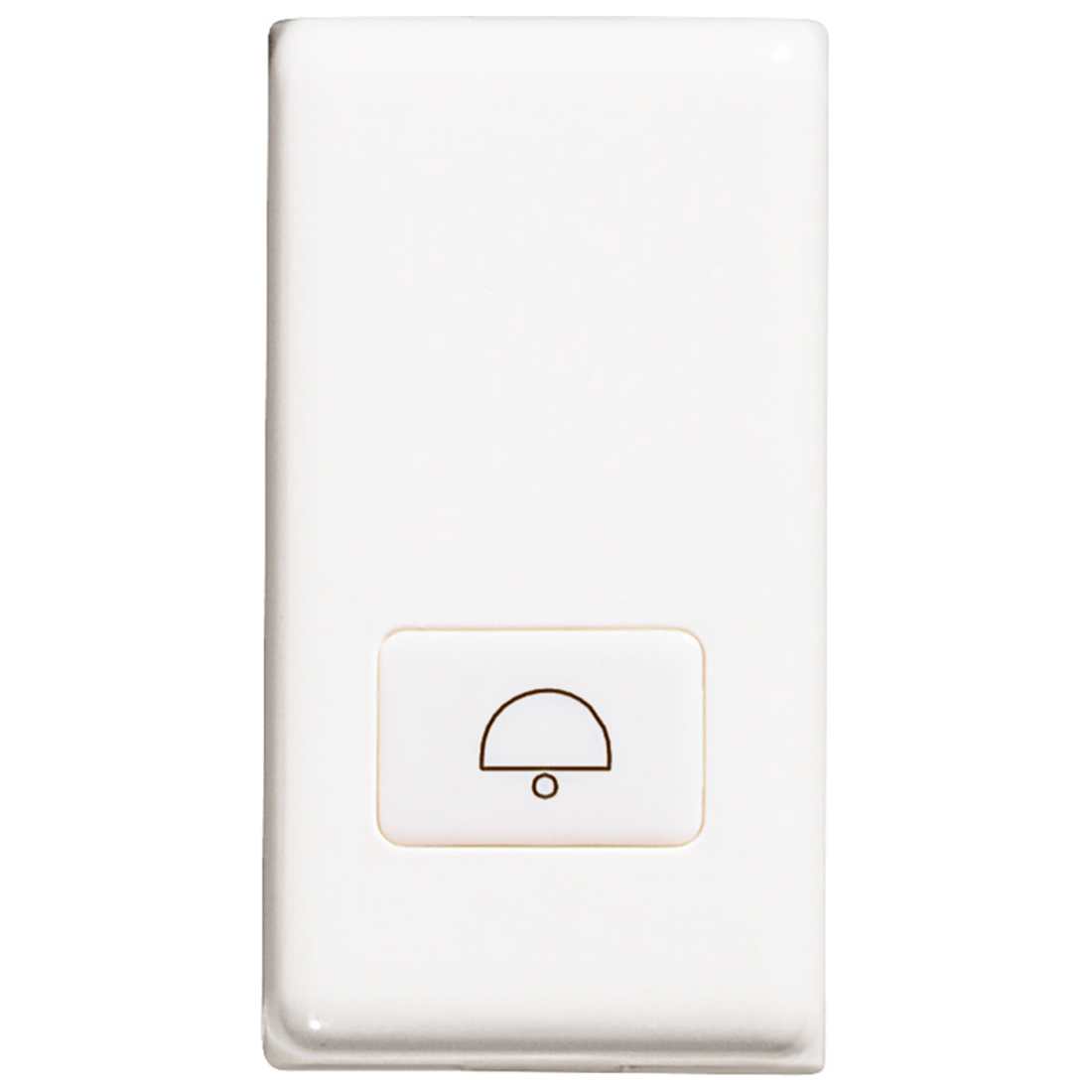 Key cover with symbol ringtone illuminated - antibacterial - white