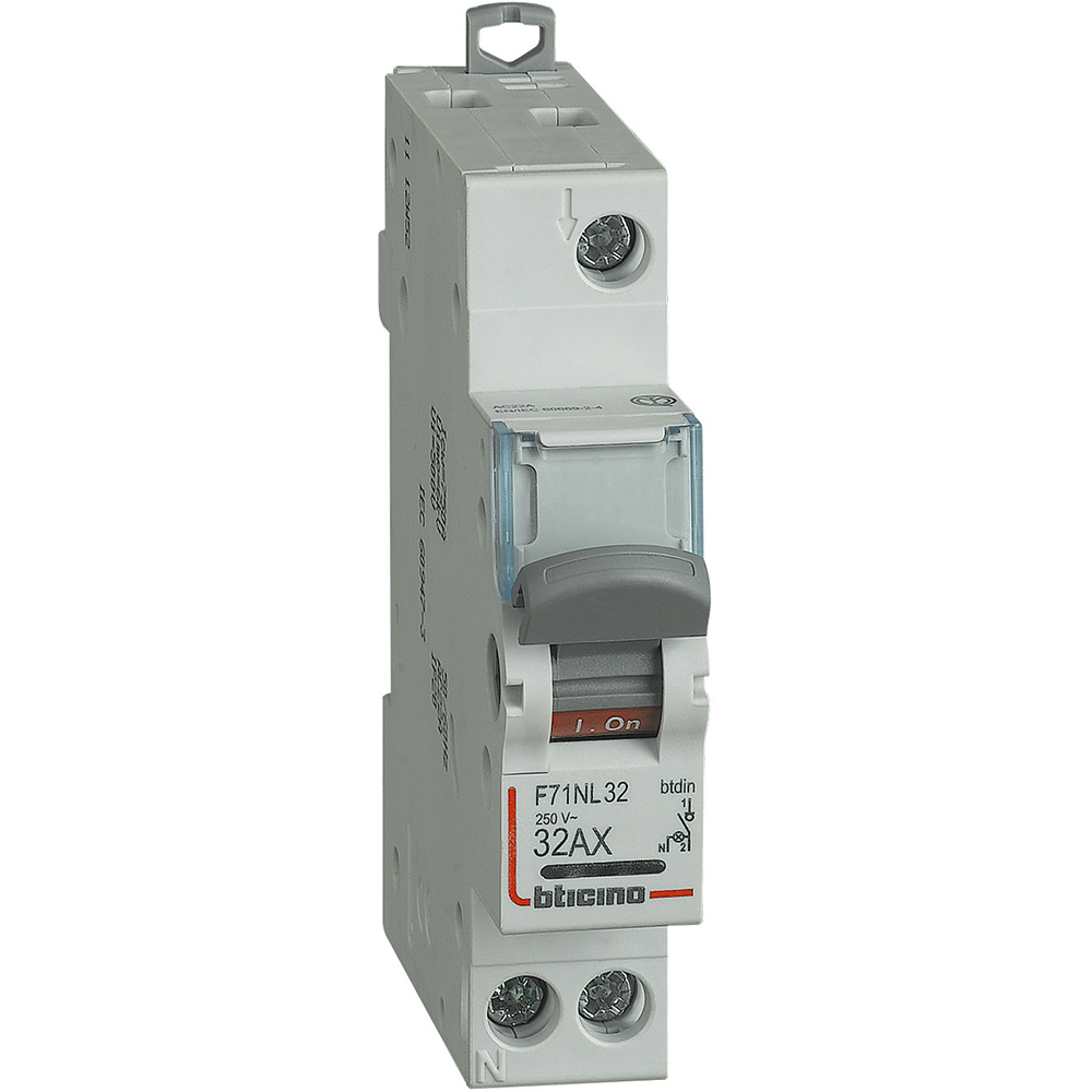 Disconnector with signalling lamp - In= 32A -1P - 1 module