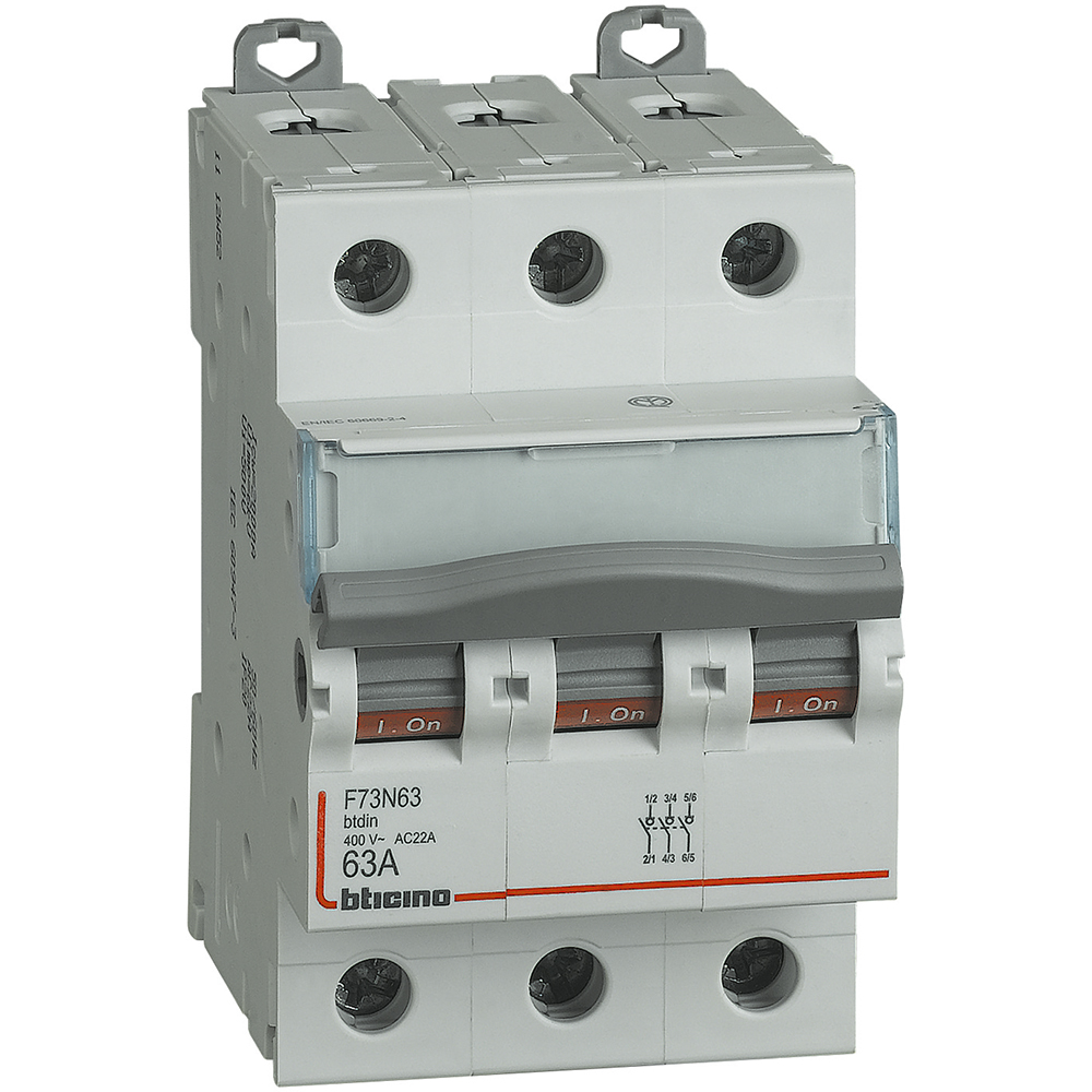 Disconnector - In=63A - 3P - 3 modules