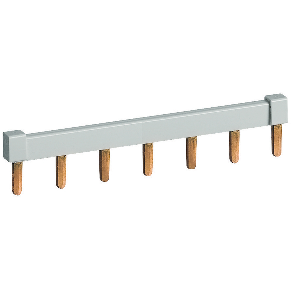 Cabling comb for 2P earth leakage circuit breakers ID4H type - 7 pin - upside cabling