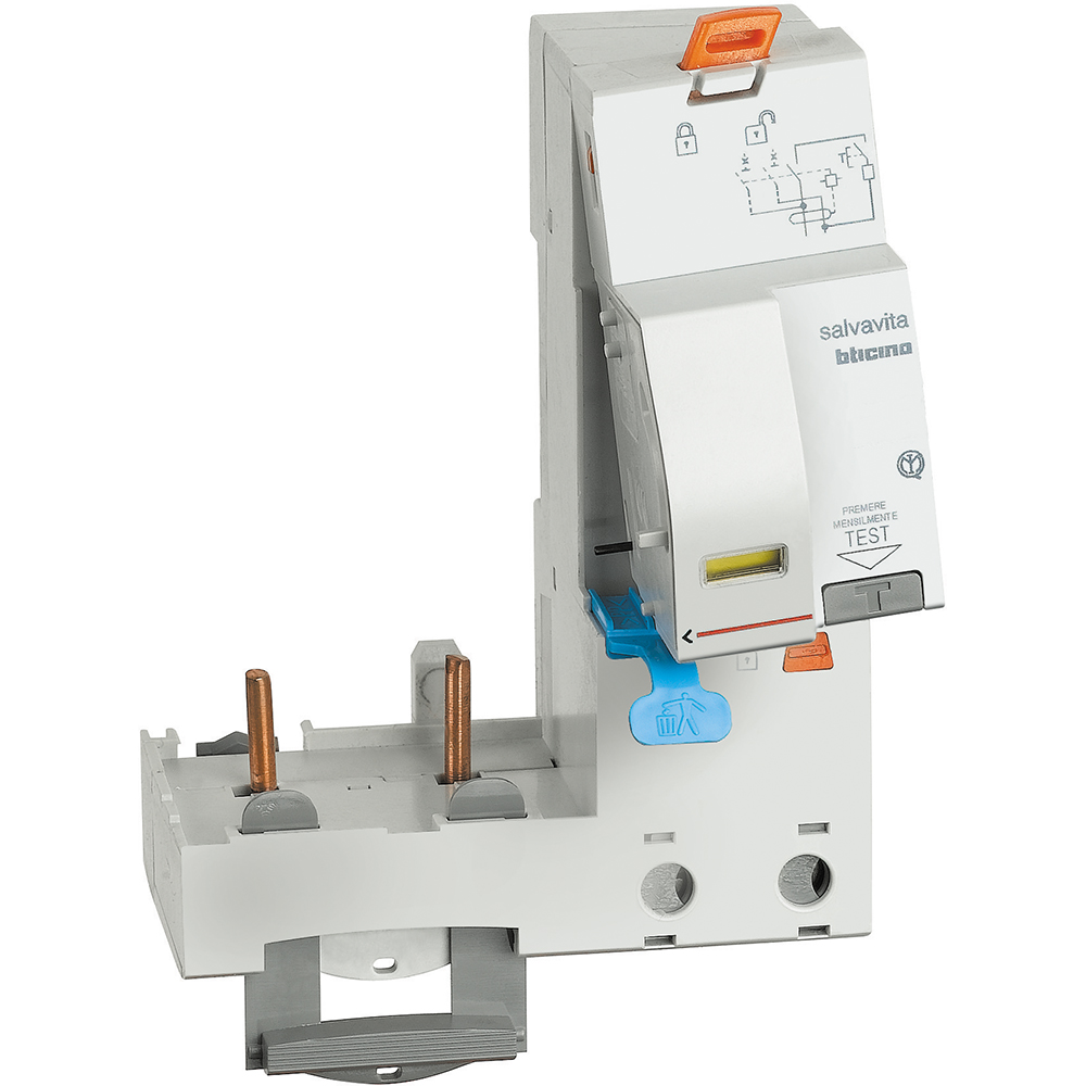 Earth leakage module 2P - type AC - In= 63A - Idn= 300mA - Vn= 230/400Vac