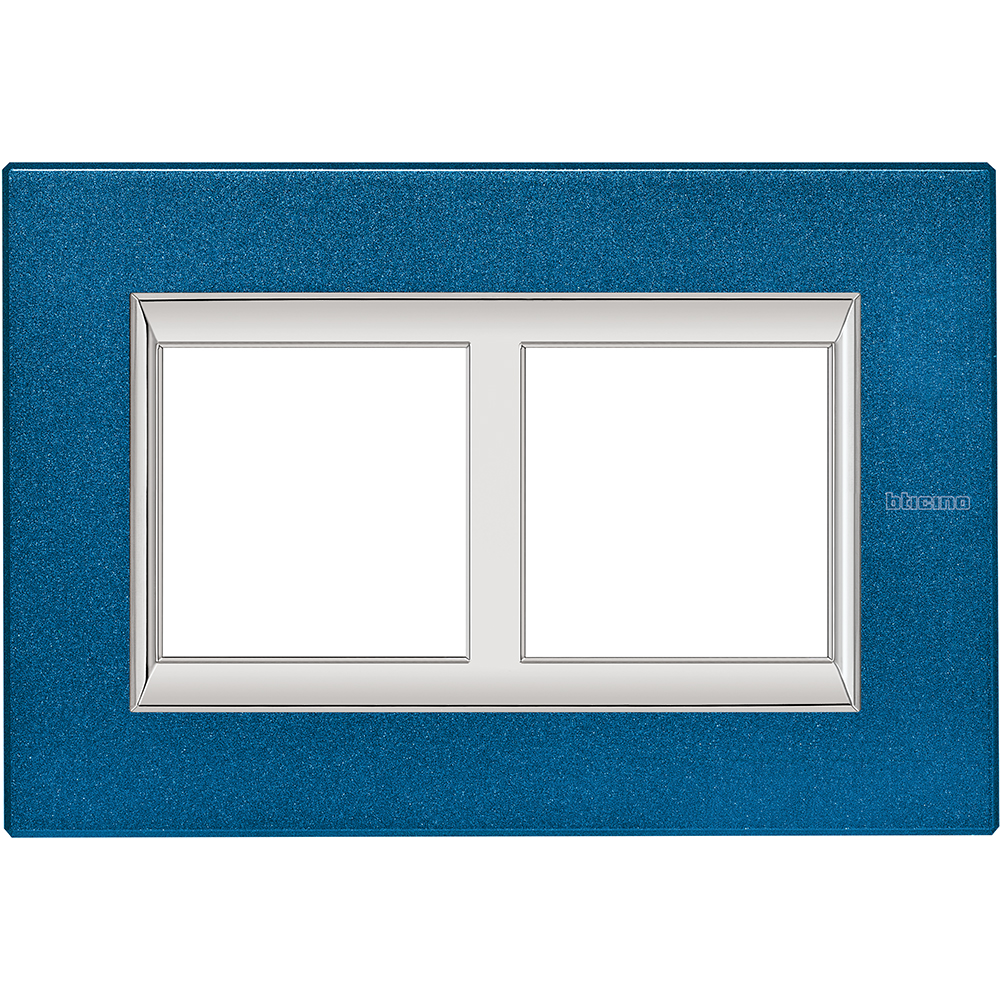 Rectangular cover plate 2x2P 57mm
