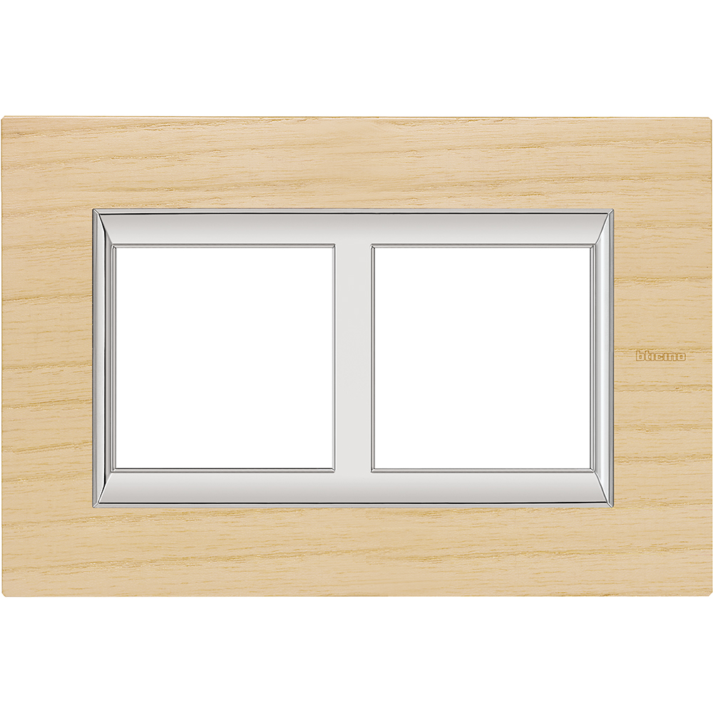 Rectangular cover plate 2x2P 57mm