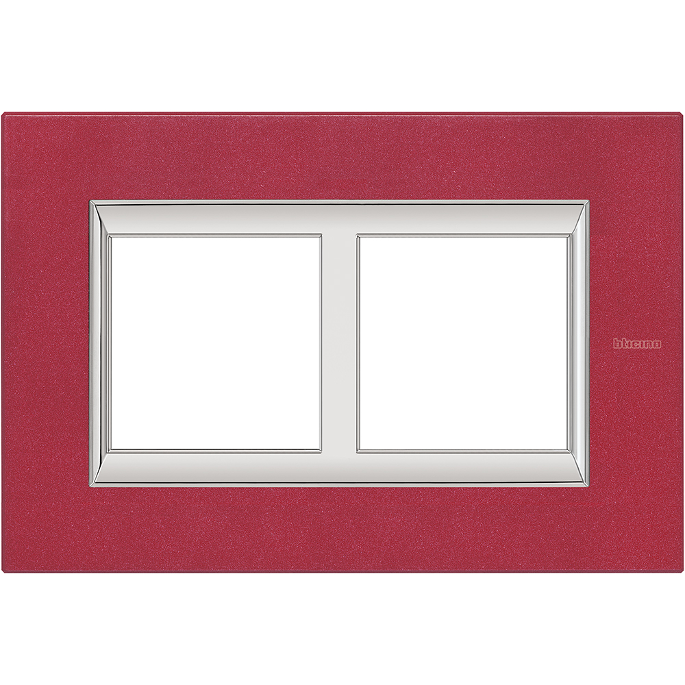 Rectangular cover plate 2x2P 57mm