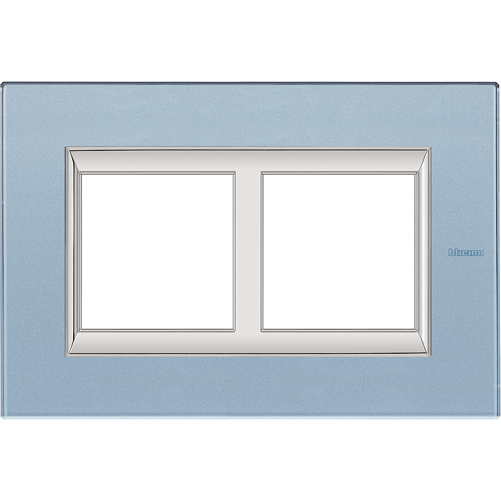 Rectangular cover plate 2x2P 57mm