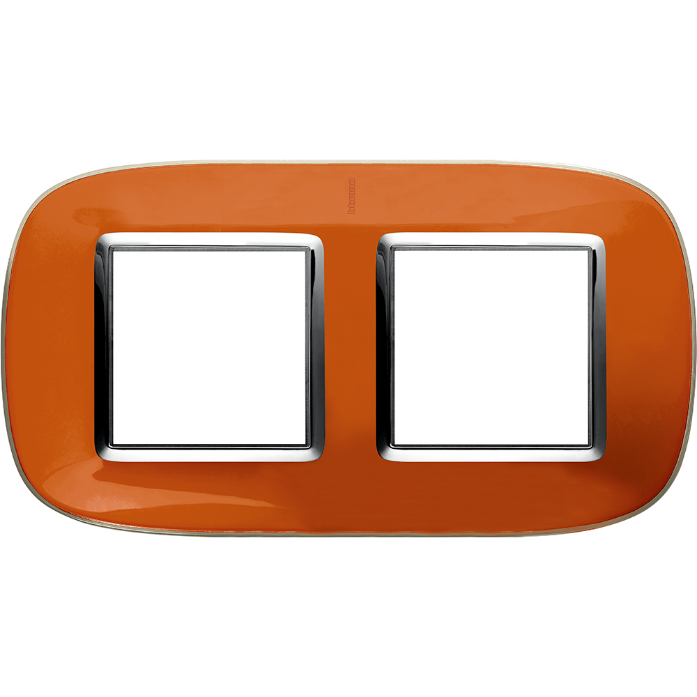 Elliptical cover plate 2x2P 71mm