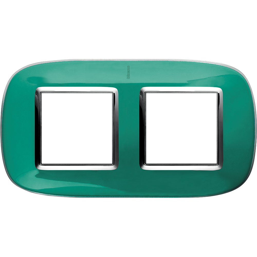 Elliptical cover plate 2x2P 71mm