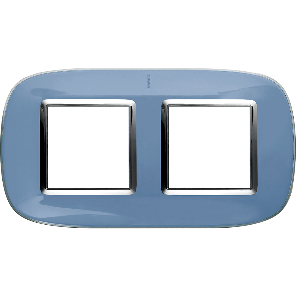Elliptical cover plate 2x2P 71mm