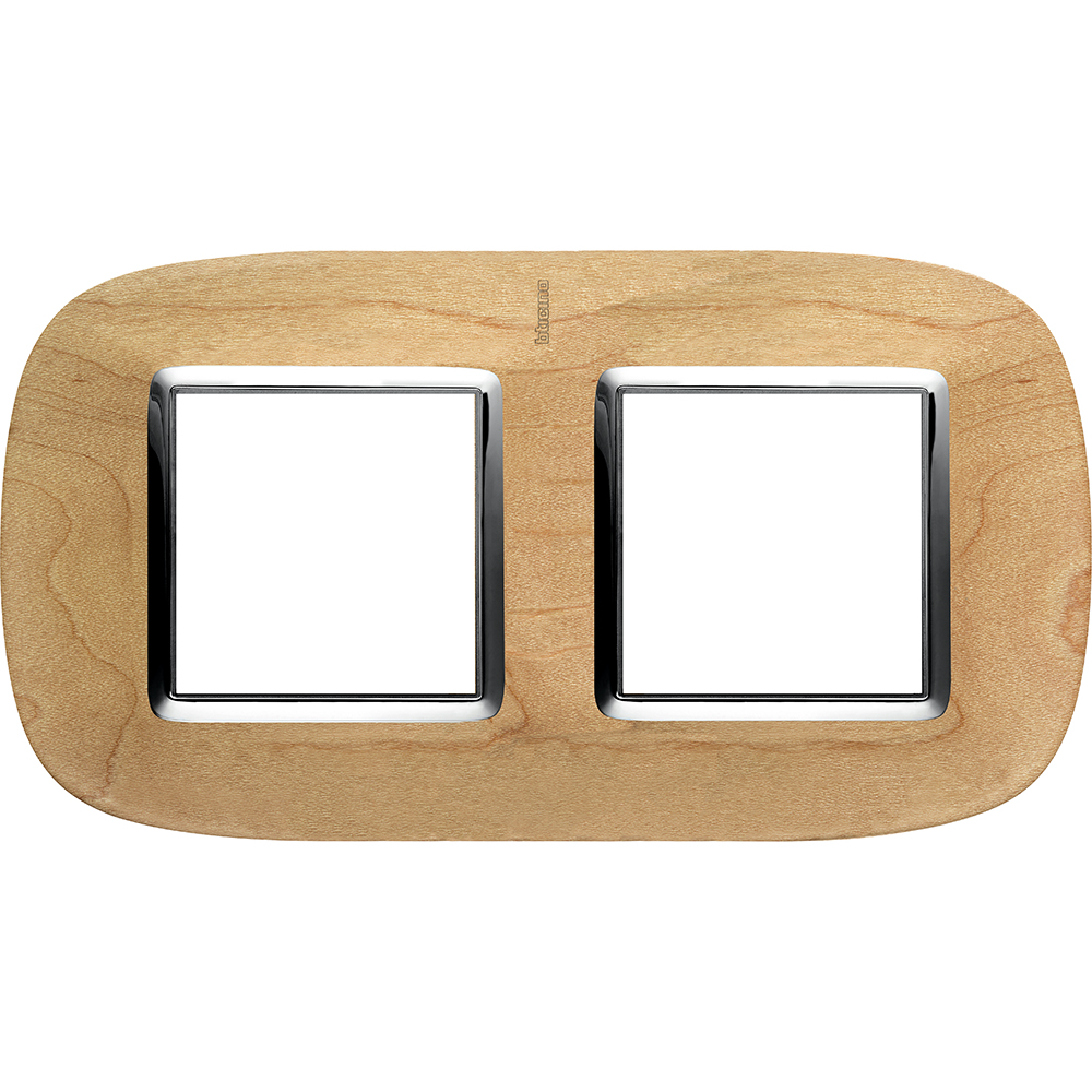 Elliptical cover plate 2x2P 71mm