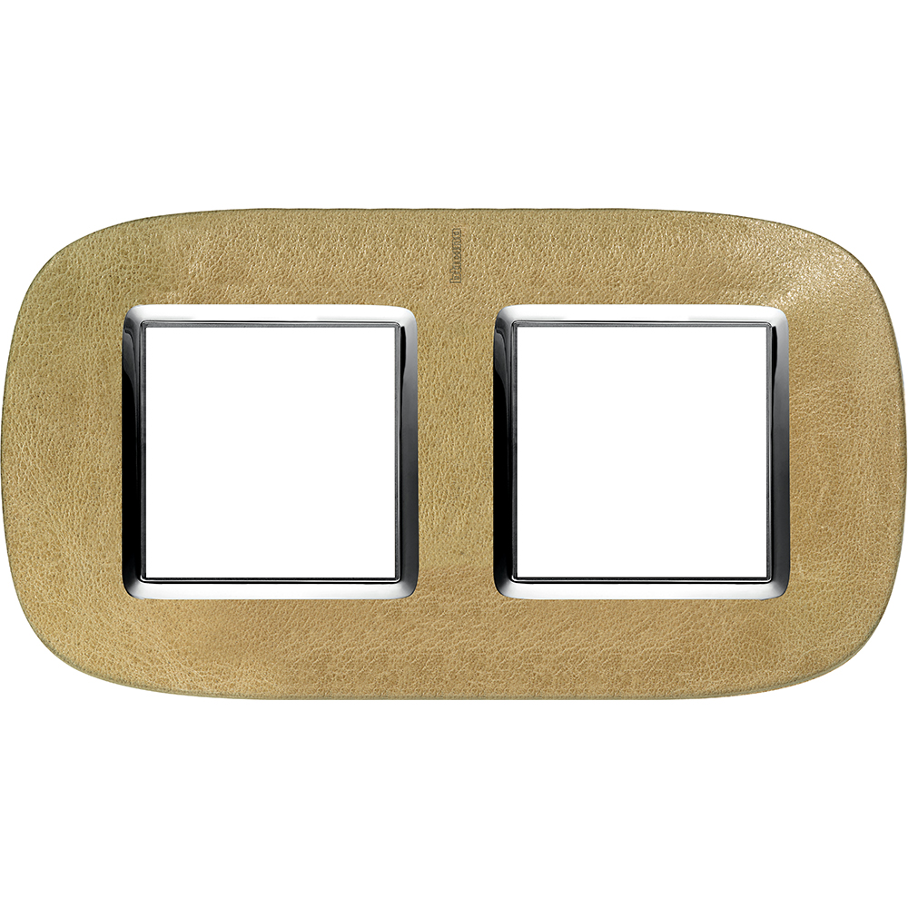 Elliptical cover plate 2x2P 71mm