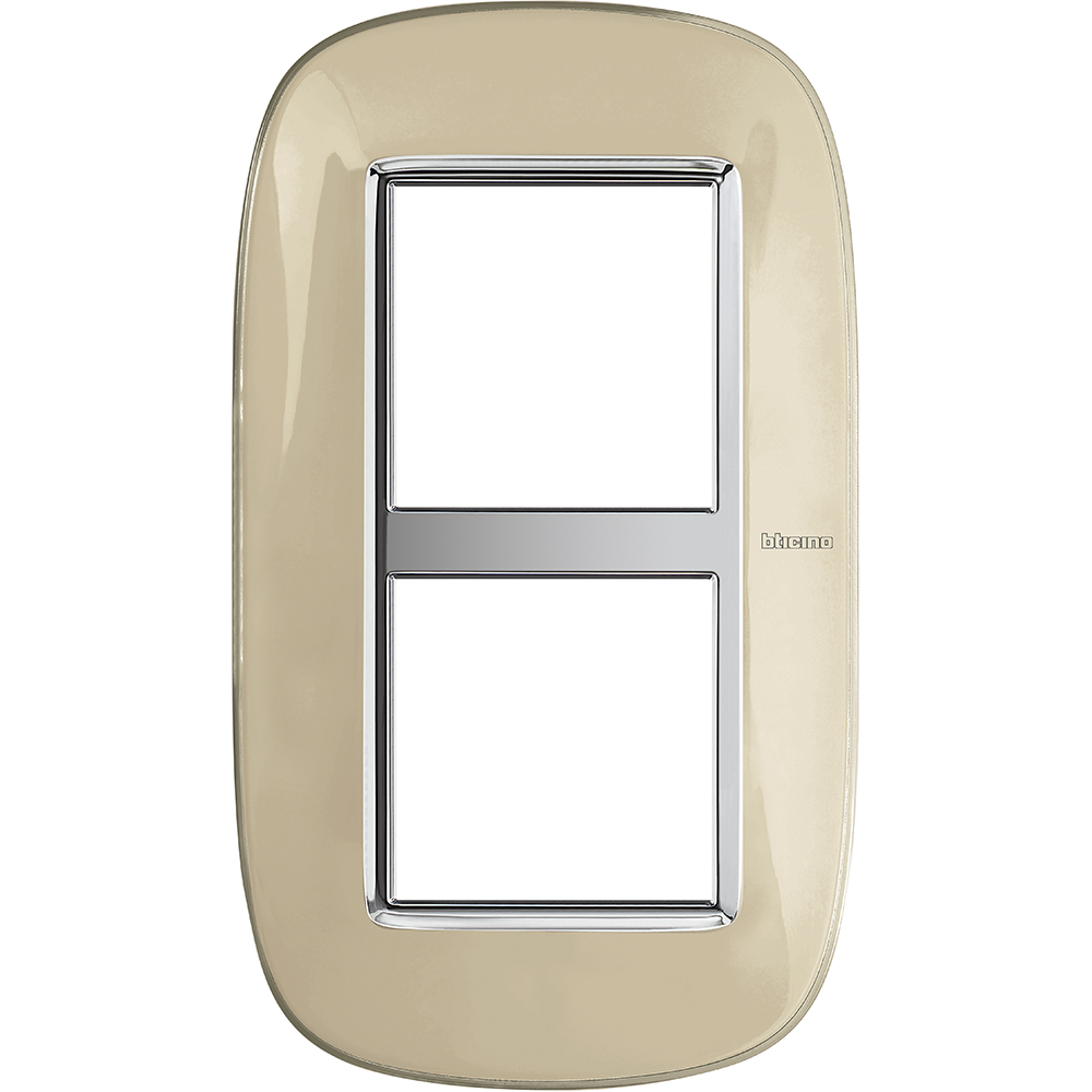 Elliptical cover plate 2x2P 71mm