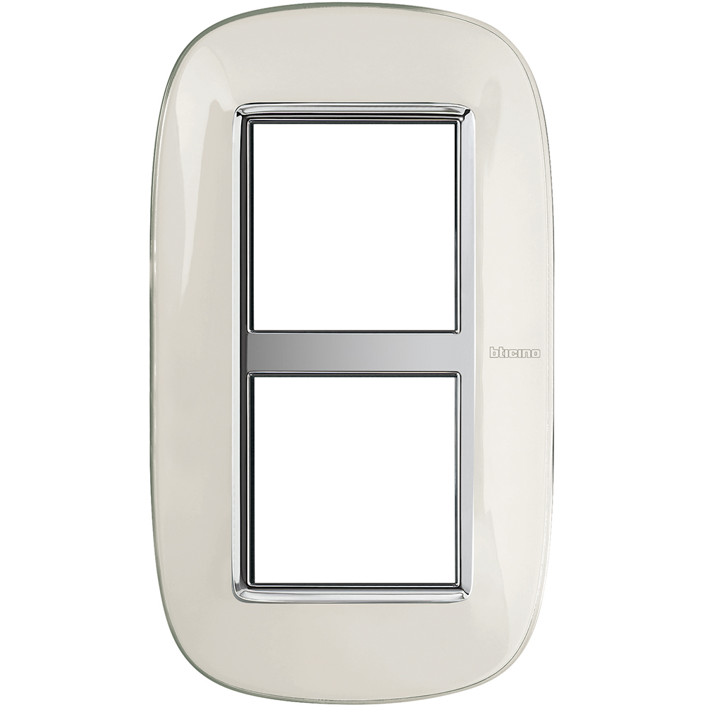 Elliptical cover plate 2x2P 71mm
