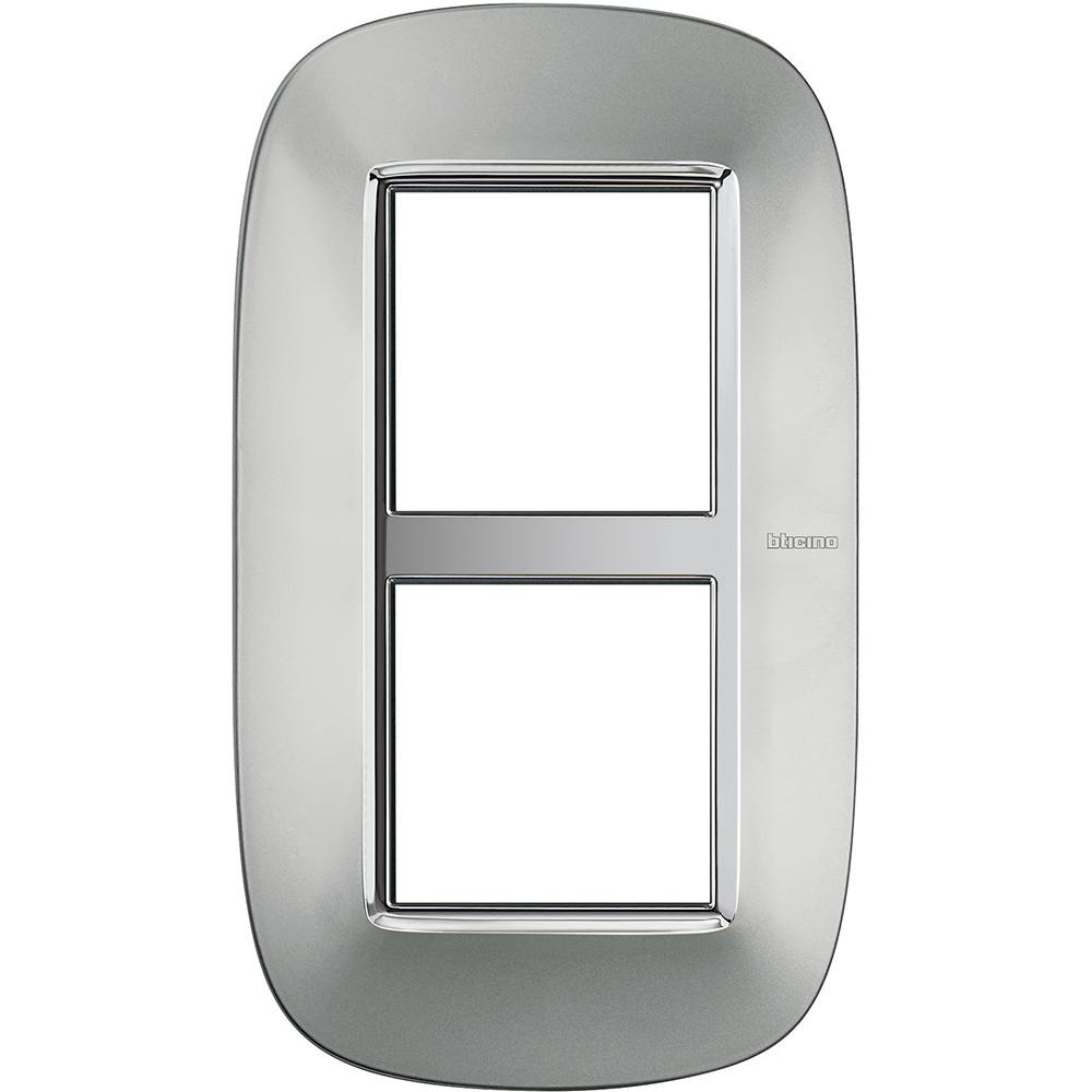 Elliptical cover plate 2x2P 71mm